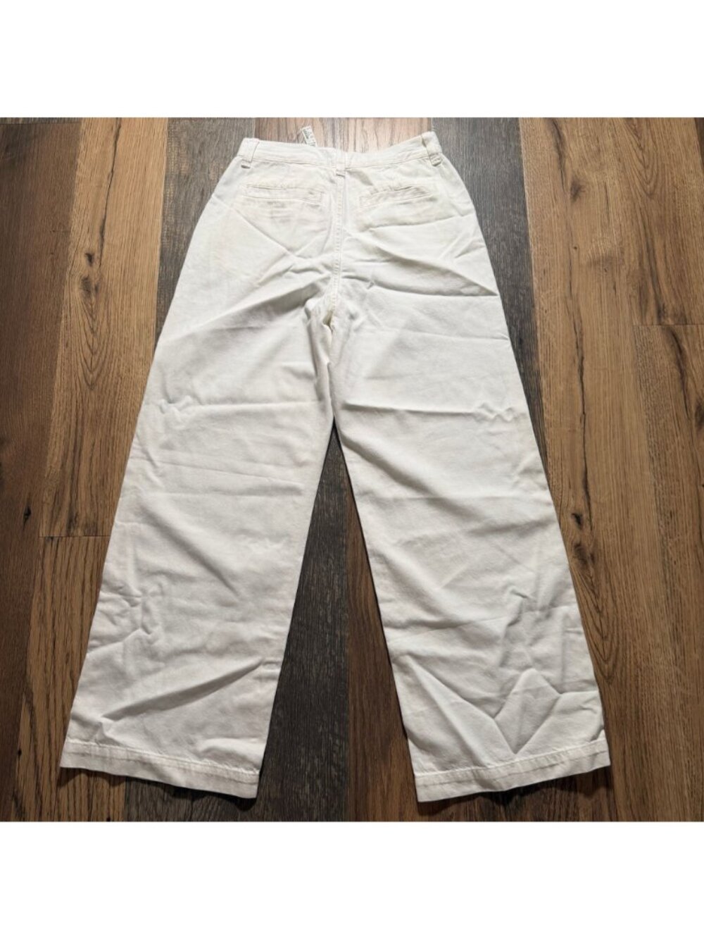 Madewell The Harlow Wide-Leg Jean: Airy Denim Edition Women's Size 26 White NWT! - Picture 6 of 6